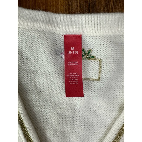 Women’s White Holiday Vest Size‎ M - Picture 2 of 5